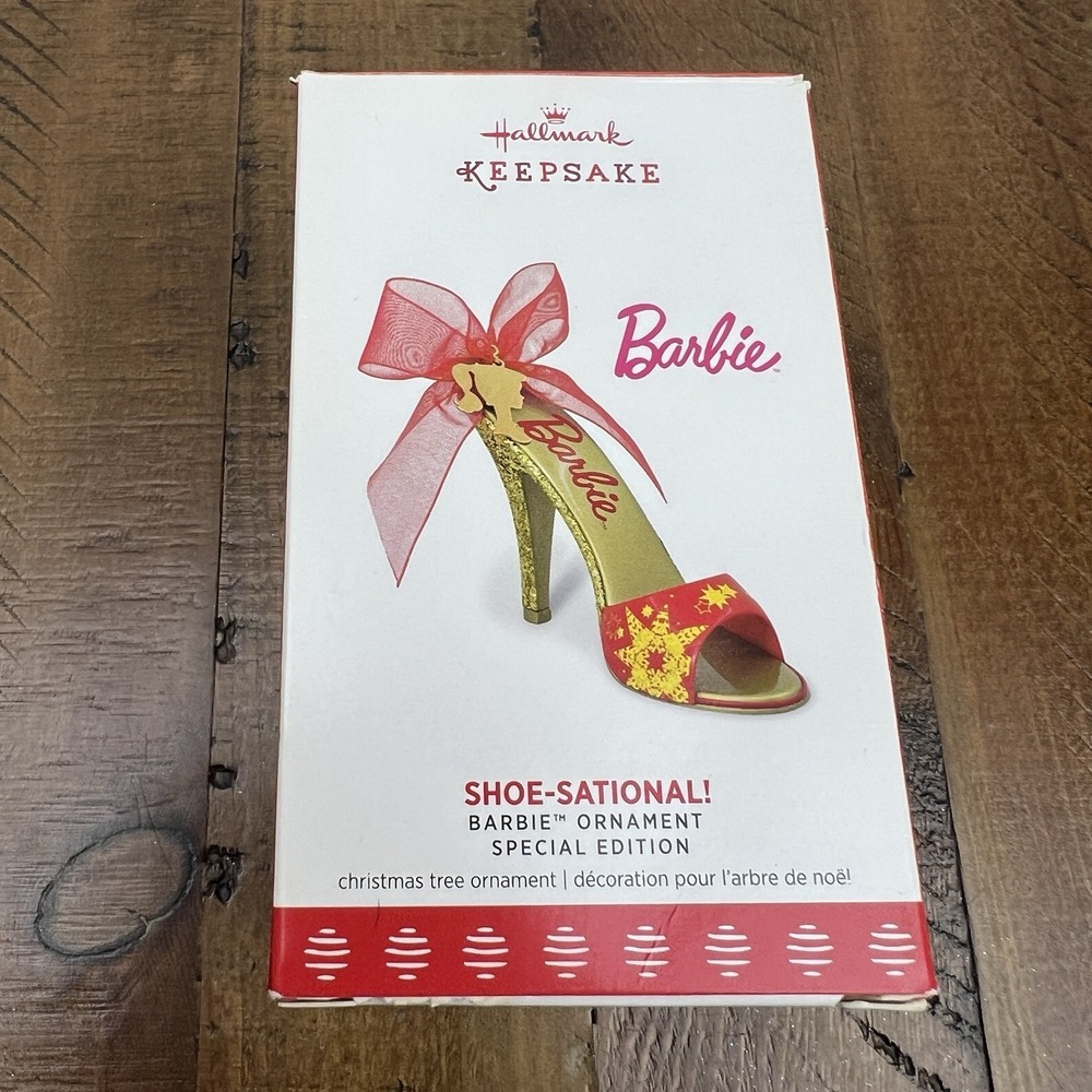 2017 Hallmark Keepsake Barbie Shoe-Sational Special Edition Ornament QXI3452